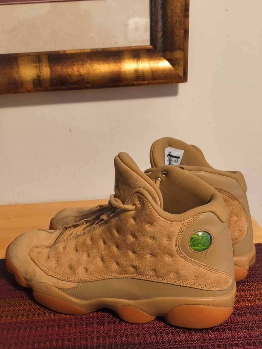 Nike Air Jordan Shoes Mens Sz 12.5 13 Retro Wheat Sneakers 414571-705 Brown
